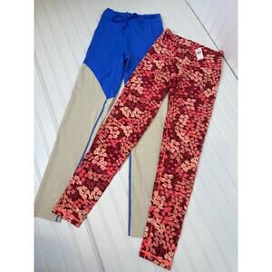 NWT Aerie Lot Of 2 Leggings Sports Workout Gym Athleisure Running SET Sz S Long